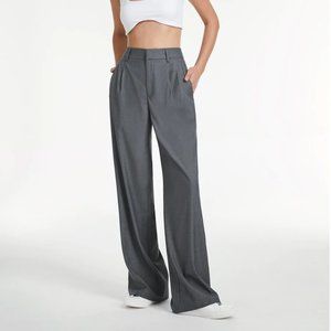 **NWT** Commense High Waisted Loose Wide Leg Trousers in Grey